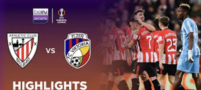 Athletic Club 3-1 Viktoria Plzeň | Europa League 24/25 Match Highlights